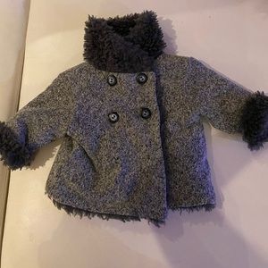 Buho size 6 months grey sweater coat